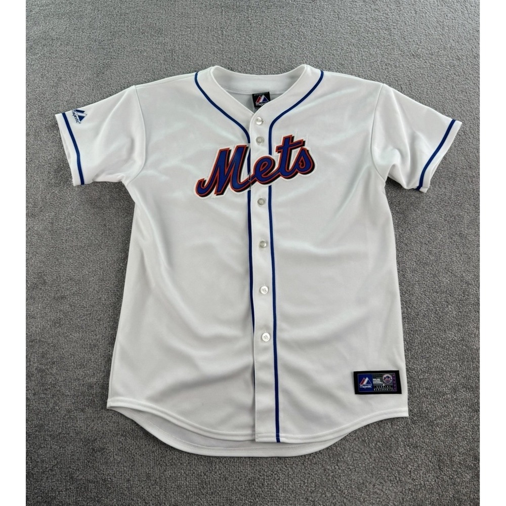 Majestic New Jersey Mets Jersey Youth Extra White MLB FIUMEFREDDO Custom Fan #15